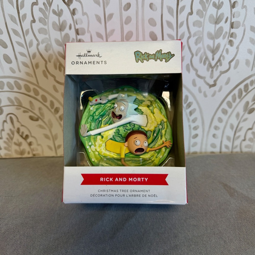 Hallmark Rick and Morty Portal Christmas Tree Ornament Adult Swim New‎